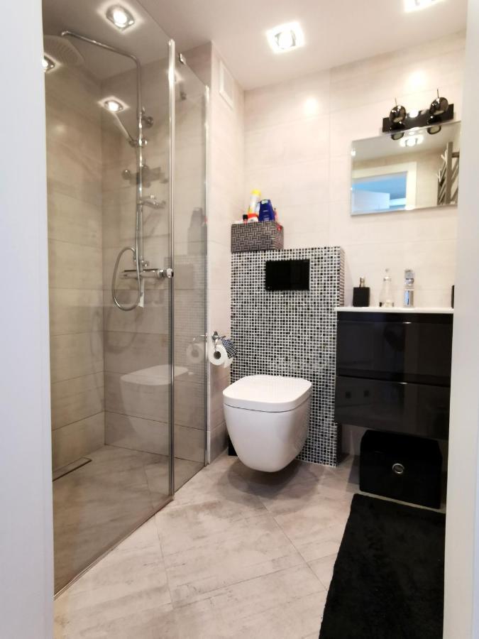 Strandidylle Apartment Mit Meerblick Und Kamin Miedzyzdroje Kültér fotó