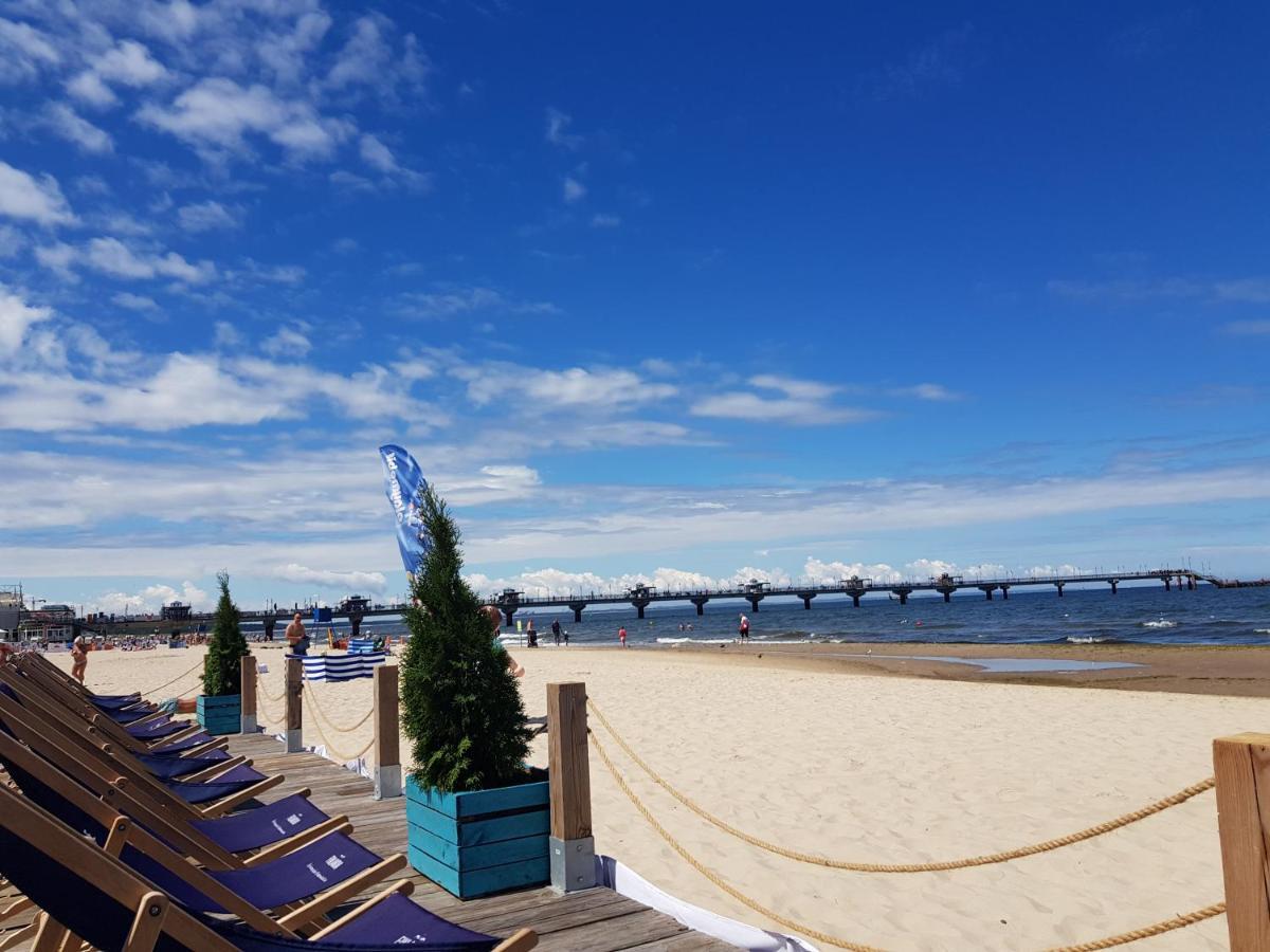 Strandidylle Apartment Mit Meerblick Und Kamin Miedzyzdroje Kültér fotó