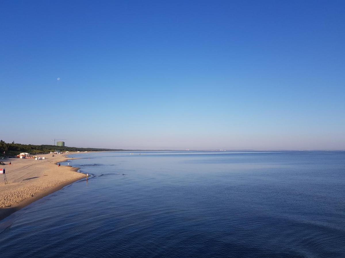 Strandidylle Apartment Mit Meerblick Und Kamin Miedzyzdroje Kültér fotó